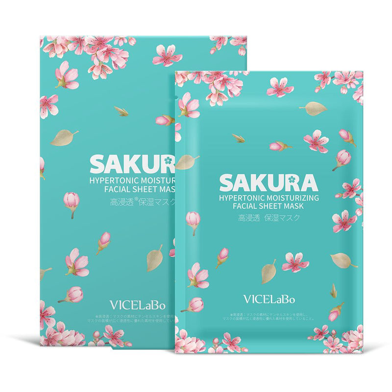 SAKURA HYPERTONIC MOISTURIZING
FACIAL SHEET MASK